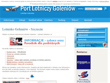 Tablet Screenshot of lotniskogoleniow.pl